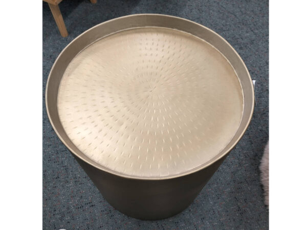 Brass Drum Coffee Table