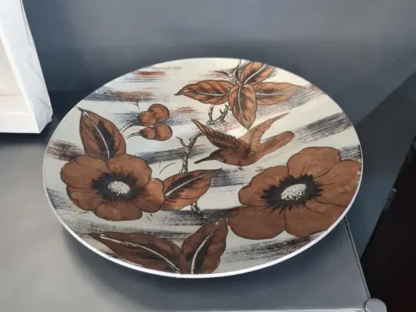 Glass Platter Autumn Forest