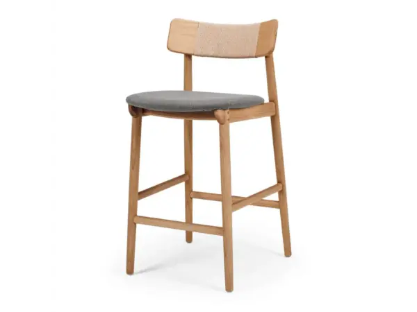 Barstool Grey Fabric