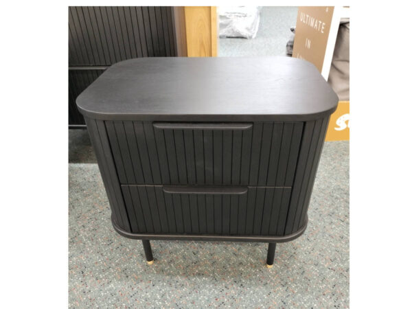 Bedside Black Oak 2 Draw