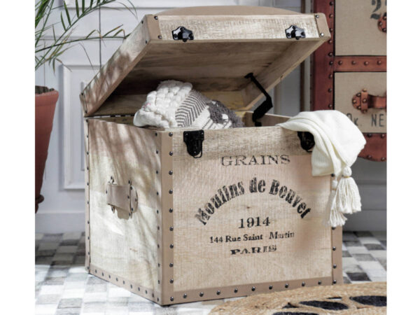 Blanket Box Trunk with Seat