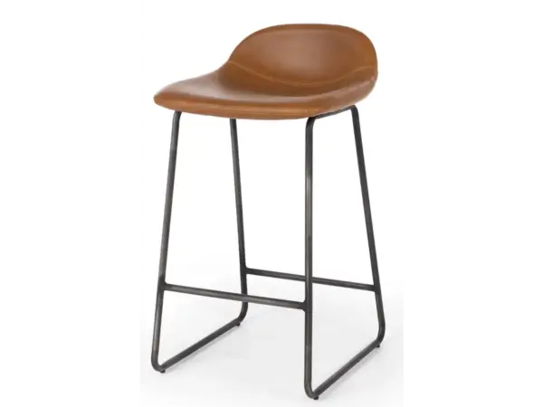 Barstool Vintage Cognac Brown