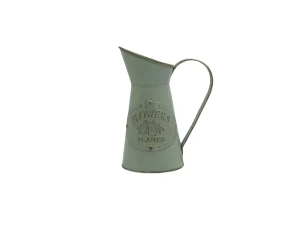 Metal Jug Flowers & Garden Large