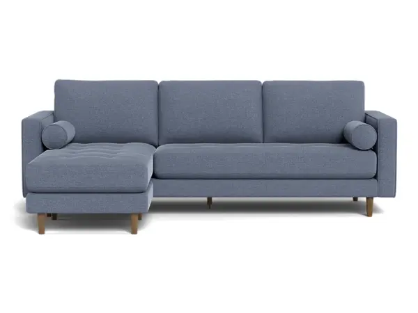 3 Seater Reversible Chaise in Stella Denim fabric