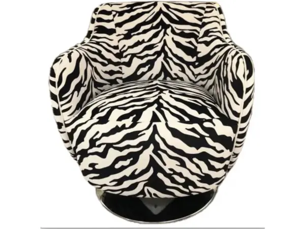 Zebra Swivel Chair