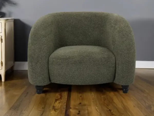 Occasional Chair Olive Fabric