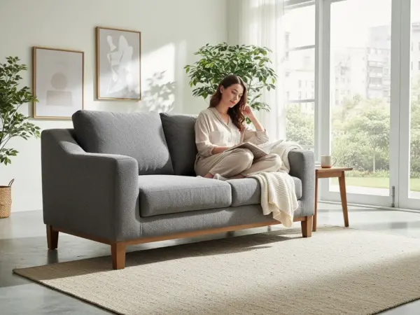 3 Seater Soft Grey Havana