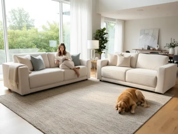 3 Seater Beige Oakland