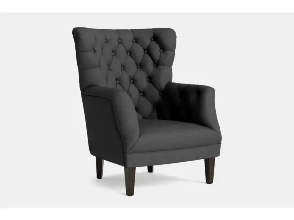 Wingback Chair Charcoal